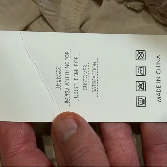 FREEOAK Beige Wide-Leg Paperbag Pants — Size S (NWOT) - Picture 7 of 7